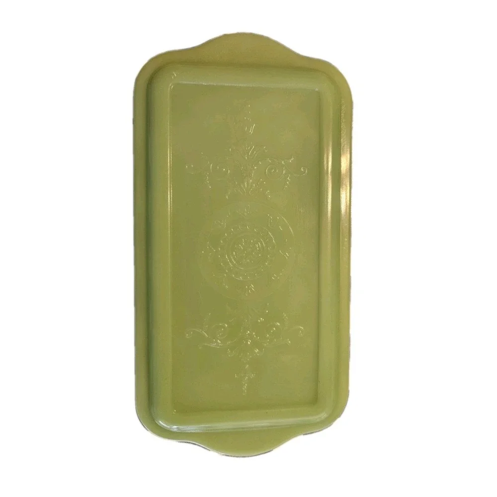 Vintage 1940's Fire King Jadeite Philbe Refrigerator Dish Lid Only